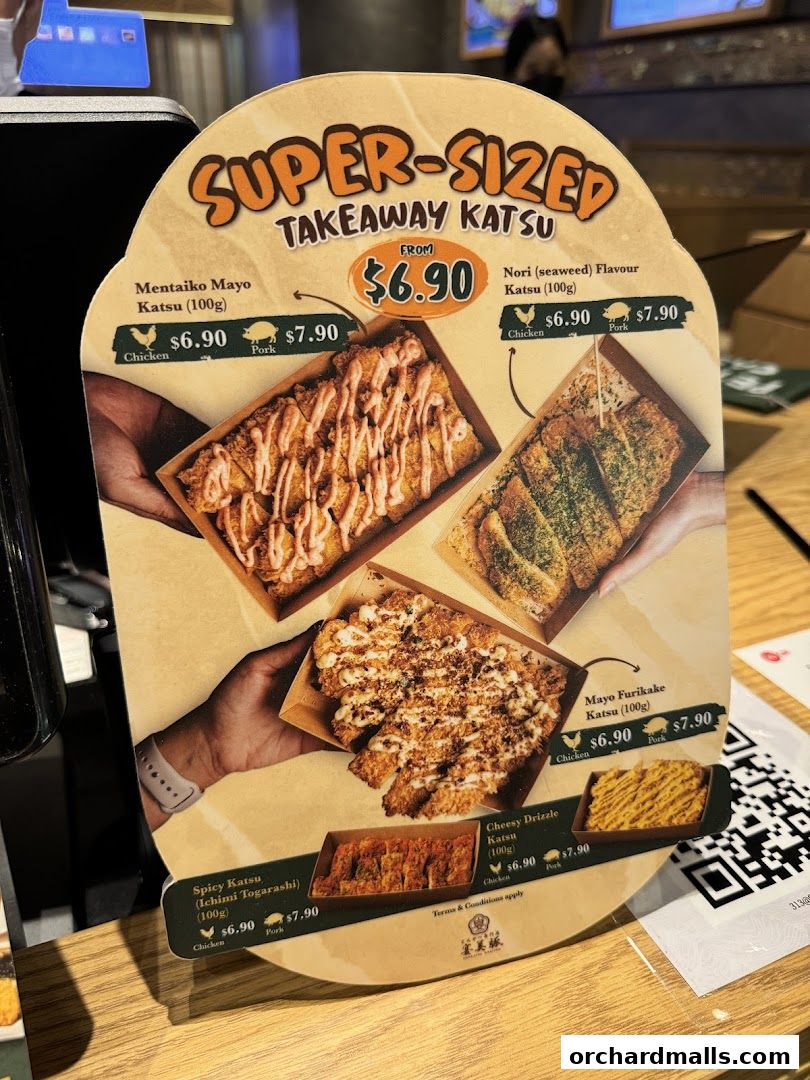 Menu page for Tonkatsu ENbiton 313Somerset