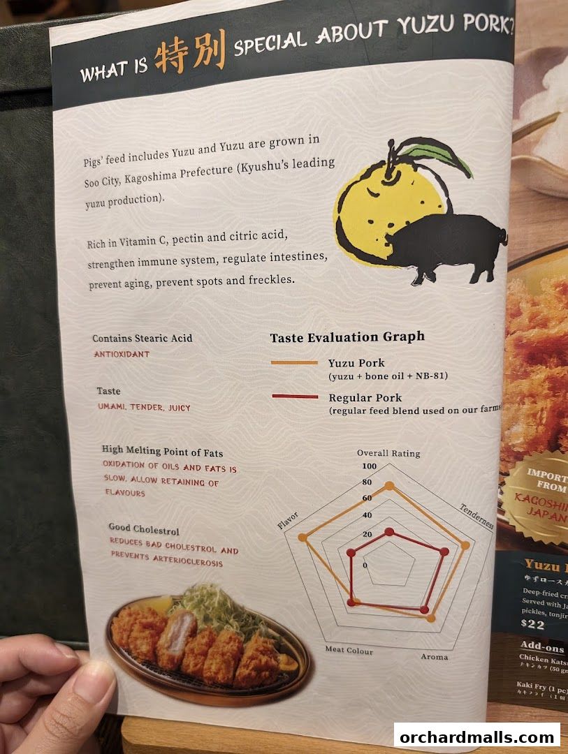 Menu page for Tonkatsu ENbiton 313Somerset