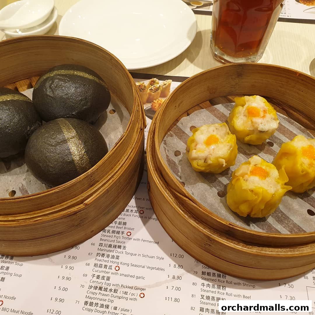 Menu page for Treasures Yi Dian Xin