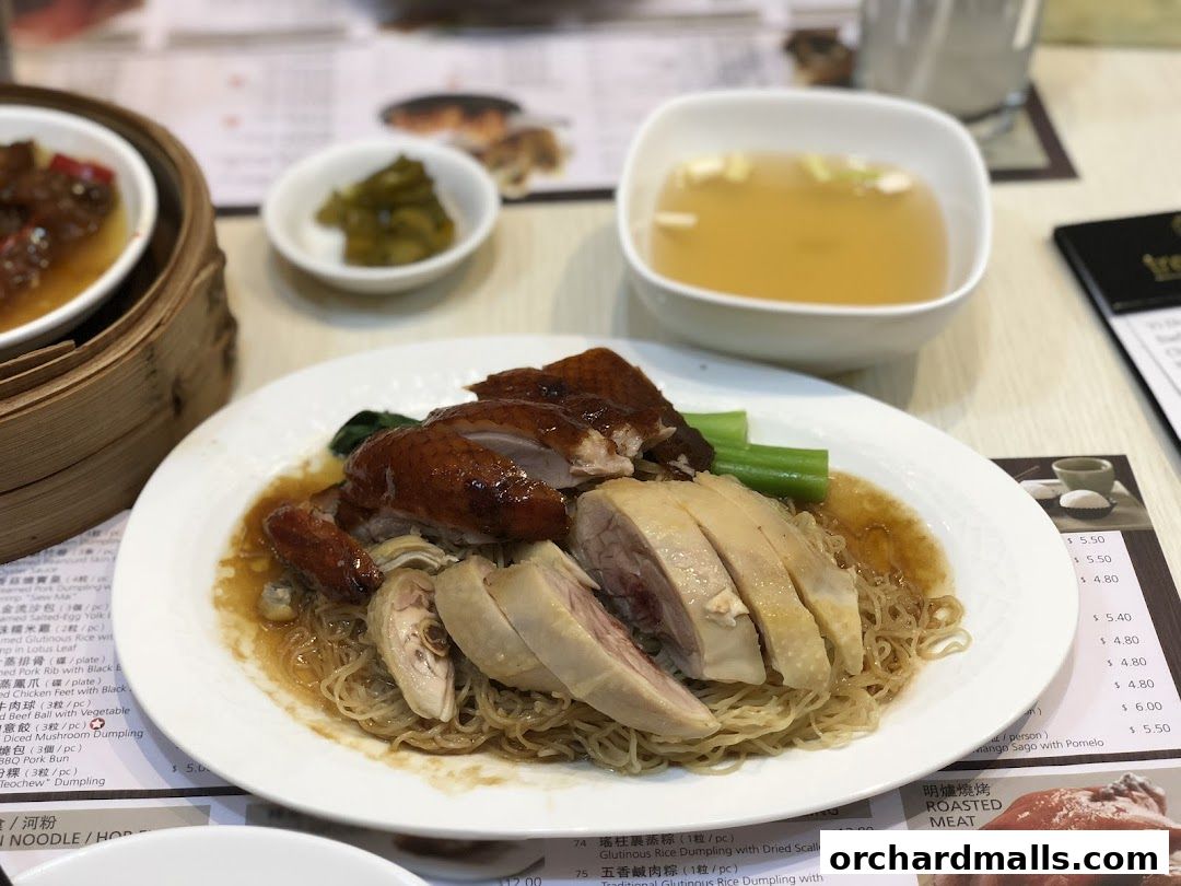 Menu page for Treasures Yi Dian Xin