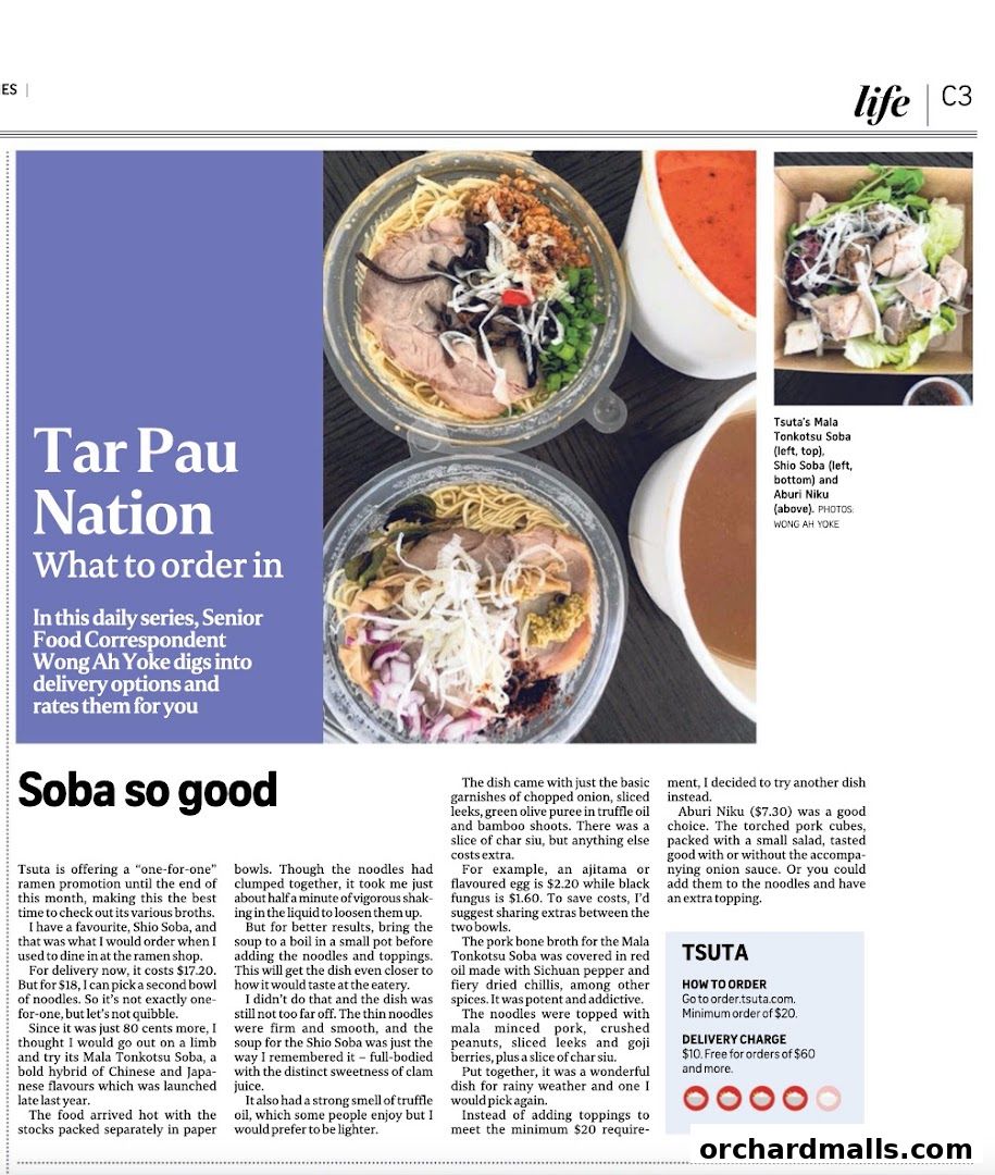 Tsuta Japanese Soba Noodles - 313somerset