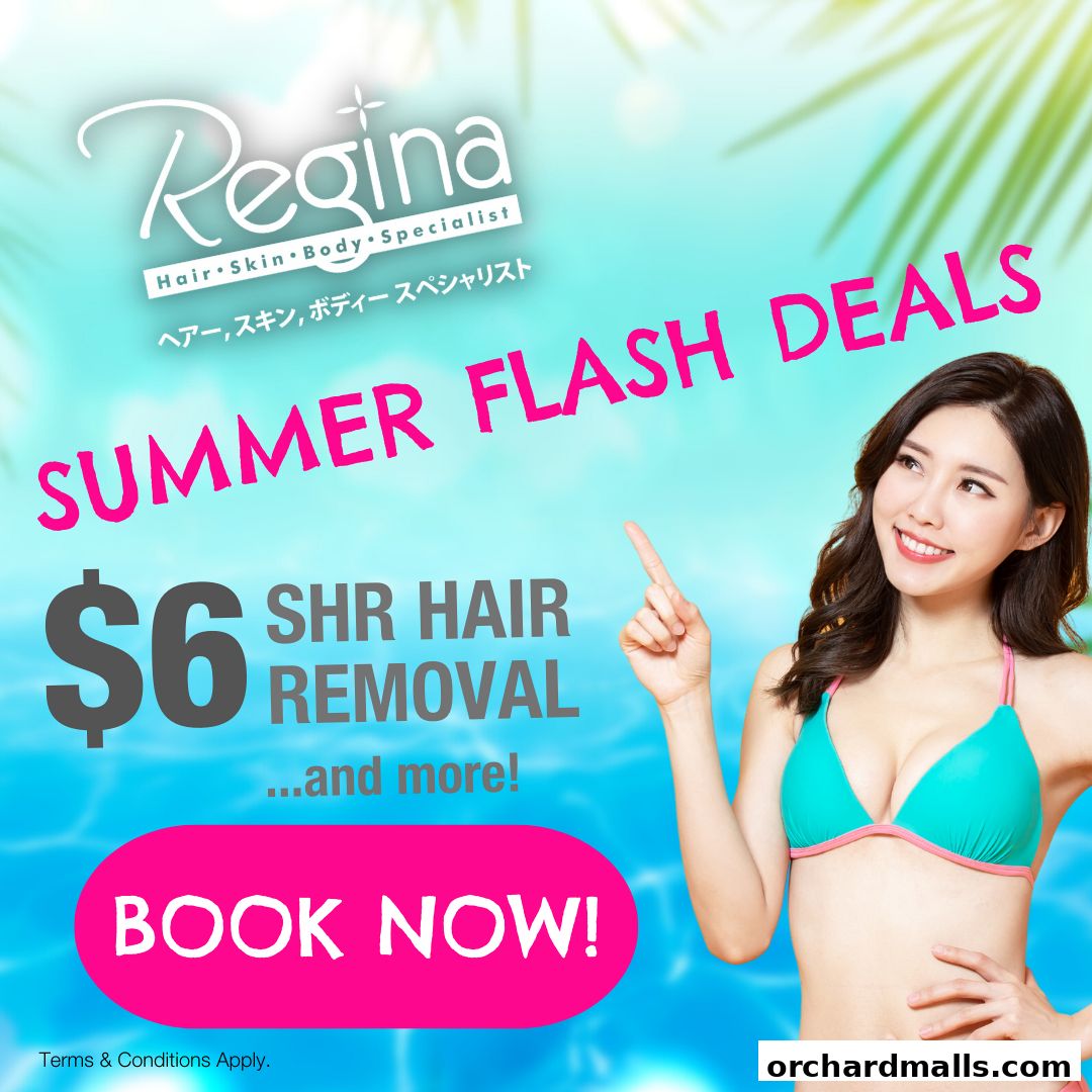 Unisex SHR Hair Removal in Singapore by Regina Hair Removal Specialist 313Somerset