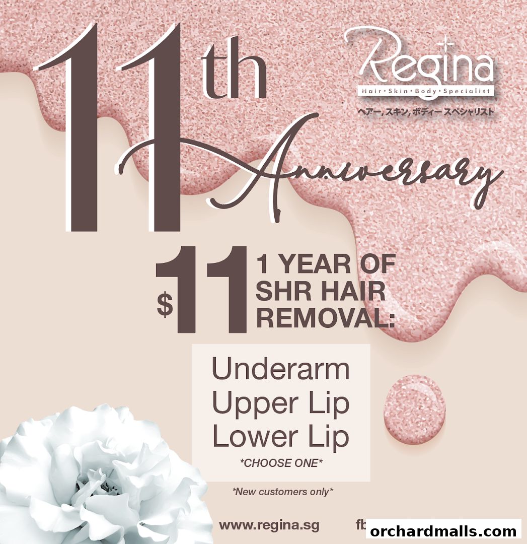 Unisex SHR Hair Removal in Singapore by Regina Hair Removal Specialist 313Somerset
