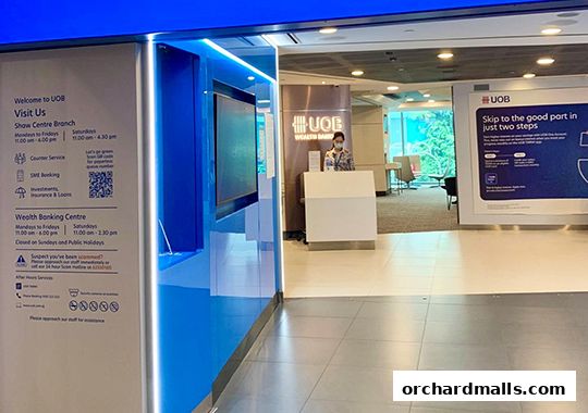 UOB Branch - Shaw Centre Branch  Wealth Banking Centre