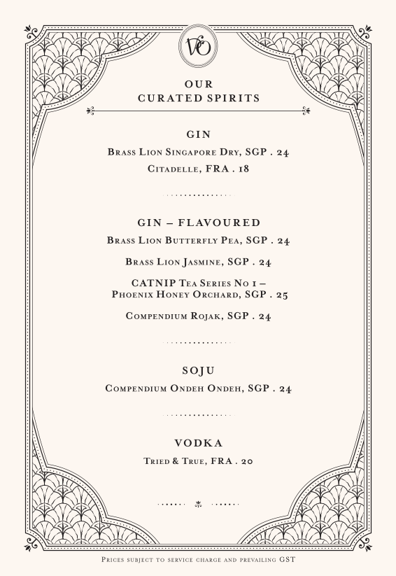 Menu page for Violet Oon at ION Orchard