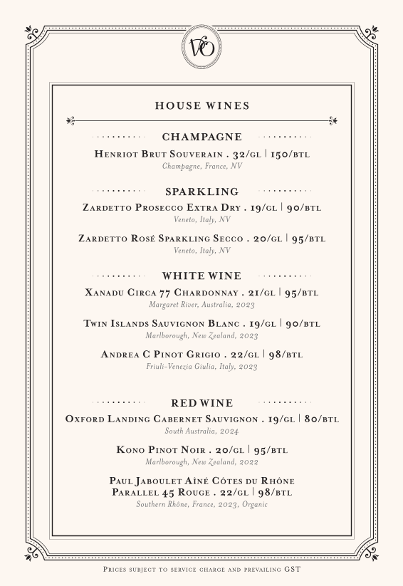 Menu page for Violet Oon at ION Orchard