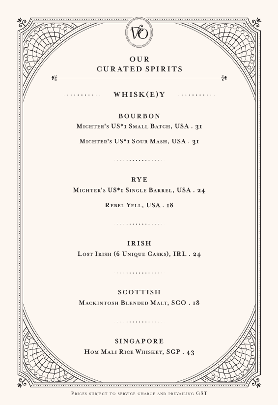 Menu page for Violet Oon at ION Orchard