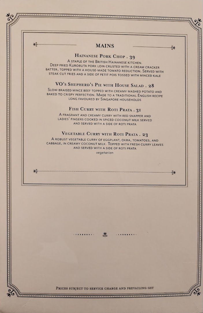 Menu page for Violet Oon at ION Orchard