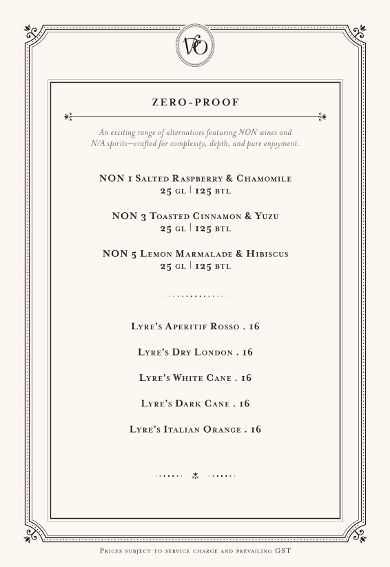 Menu page for Violet Oon at ION Orchard