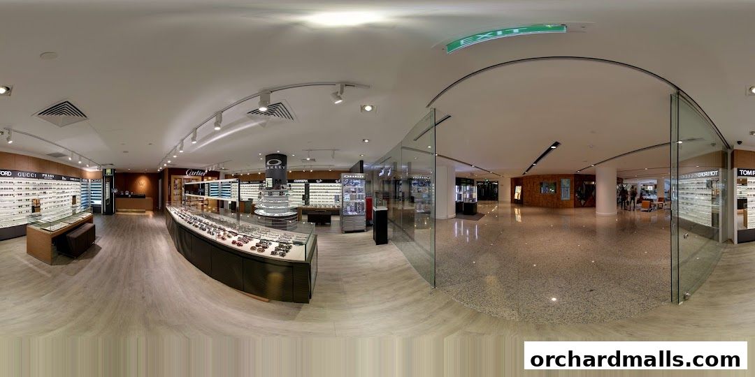 Interior view of W Optics, showcasing a wide selection of designer eyewear and sunglasses.