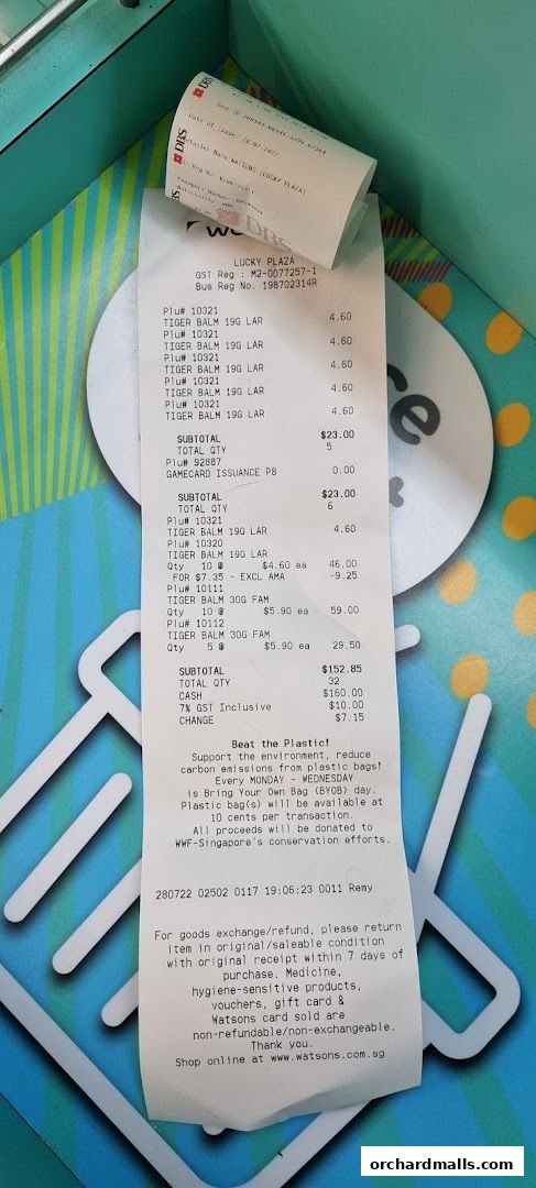 Watsons Lucky Plaza Click  Collect