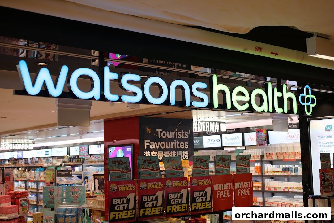 Watsons Paragon Pharmacy  GNC Click  Collect