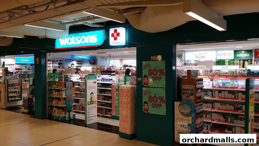 Watsons Paragon Pharmacy  GNC Click  Collect