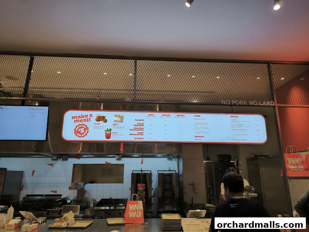 Menu page for WEWA - orchardgateway