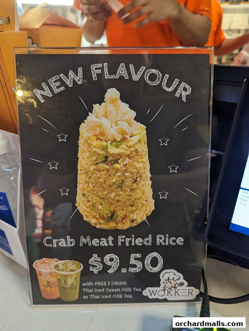 Menu page for Wokker by A-Roy Thai Restaurant