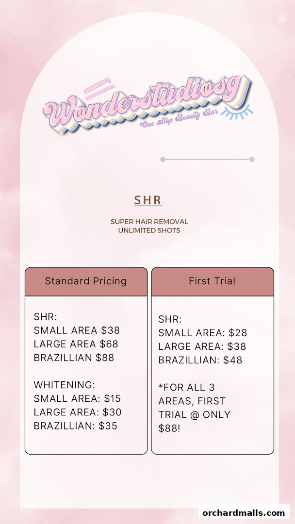 Menu page for WonderStudioSG.Far East Plaza