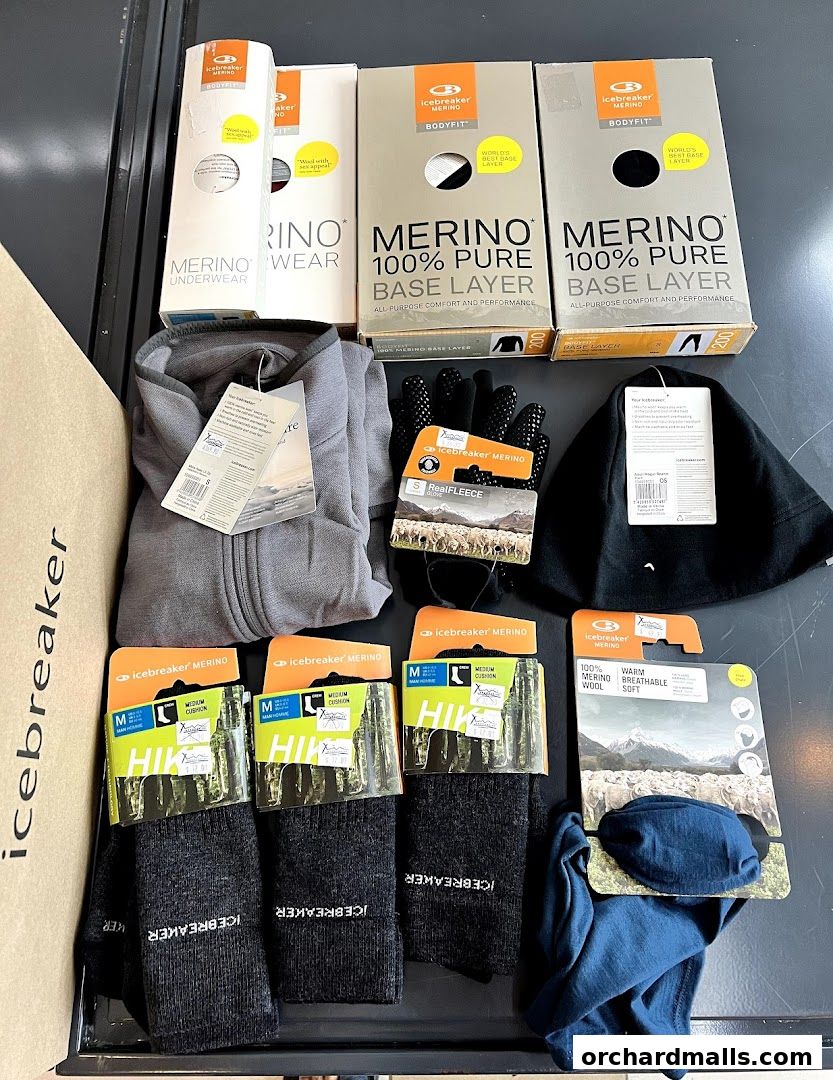 X-Boundaries  Montbell  icebreaker  Smartwool