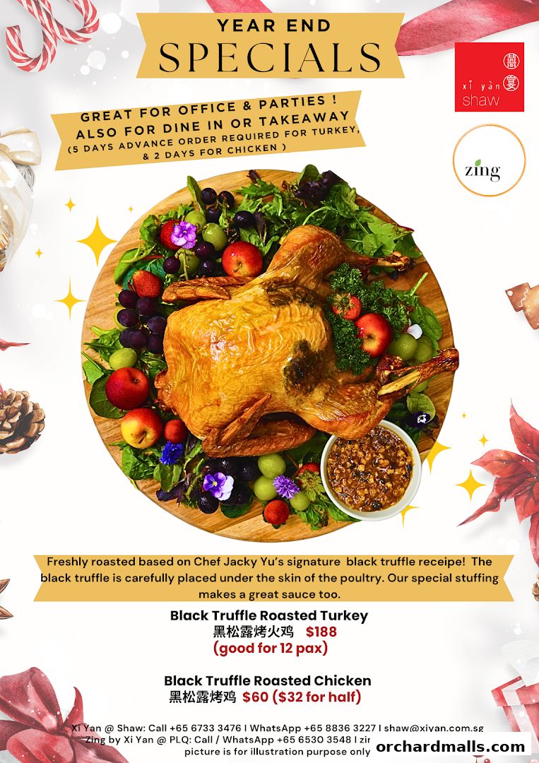 Menu page for Xi Yan Shaw