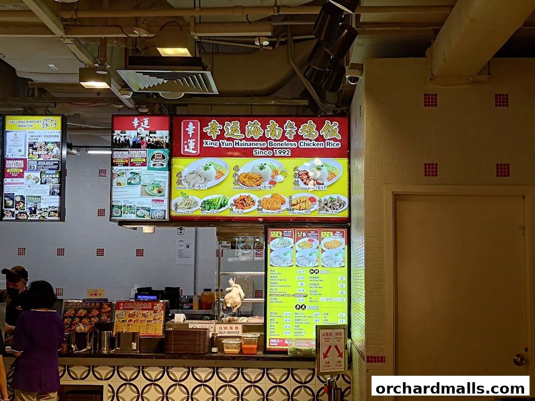 Xing Yun Hainanese Boneless Chicken Rice Tangs Market