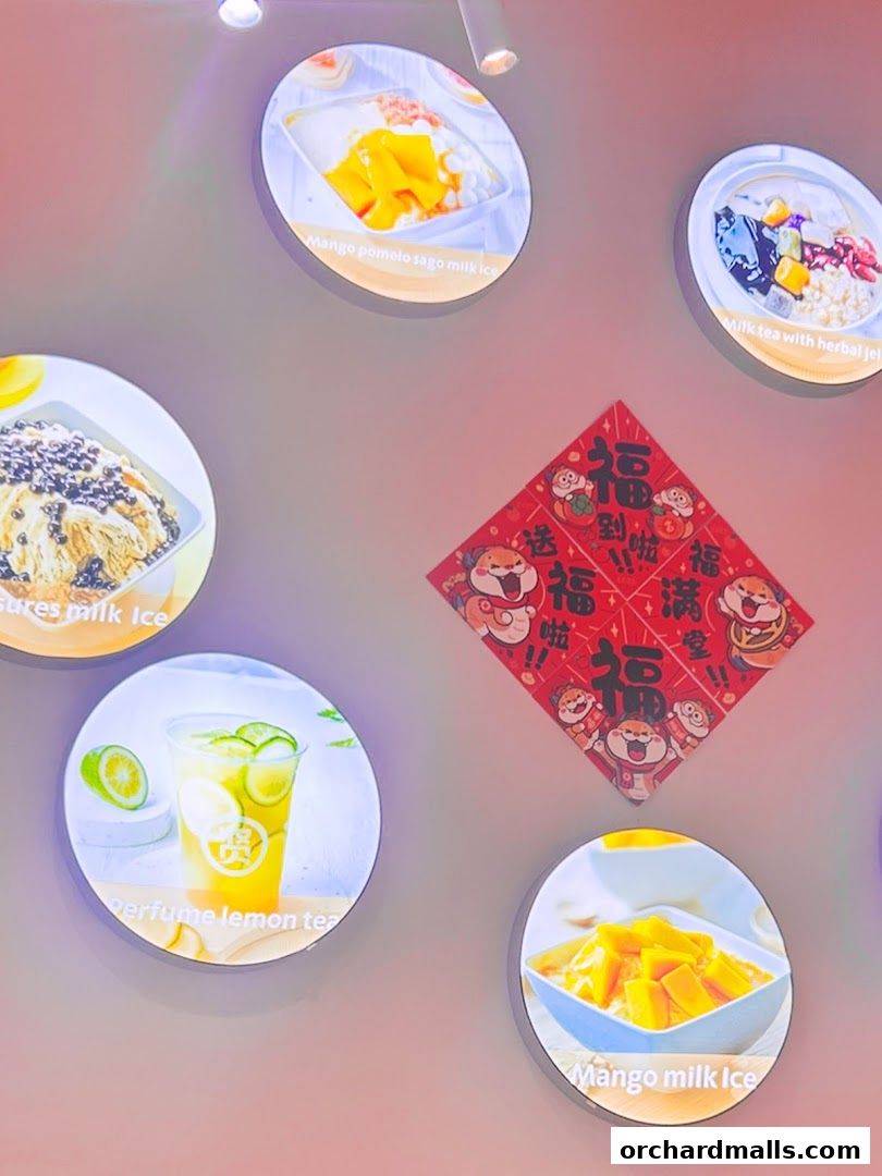 Menu page for Yang Xiao Xian Mango Milk Ice 杨小贤 芒果绵绵冰