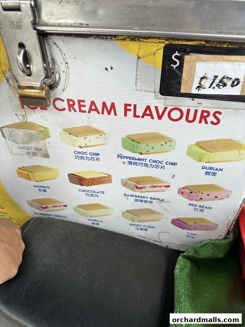 Menu page for Yellow Ice Cream Uncle