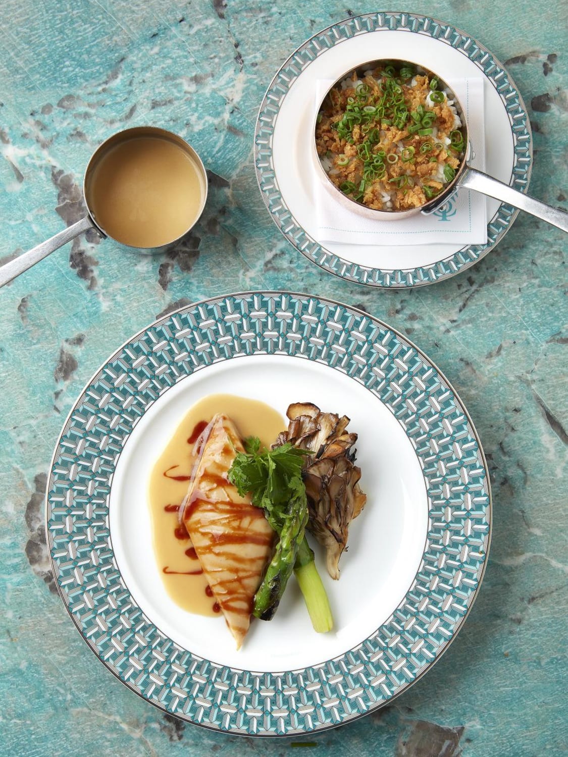 Confit Yellow Chicken with Niigata rice, Royer's take on chicken rice