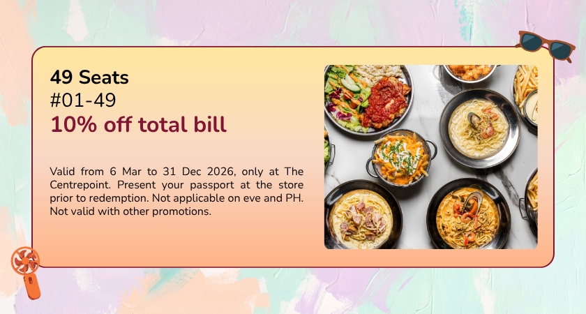 The Centrepoint Tourist Privileges 2026 promotion with Ripple Root bottle and FRx gift card