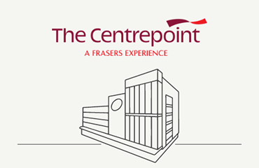 The Centrepoint mall exterior on Orchard Road