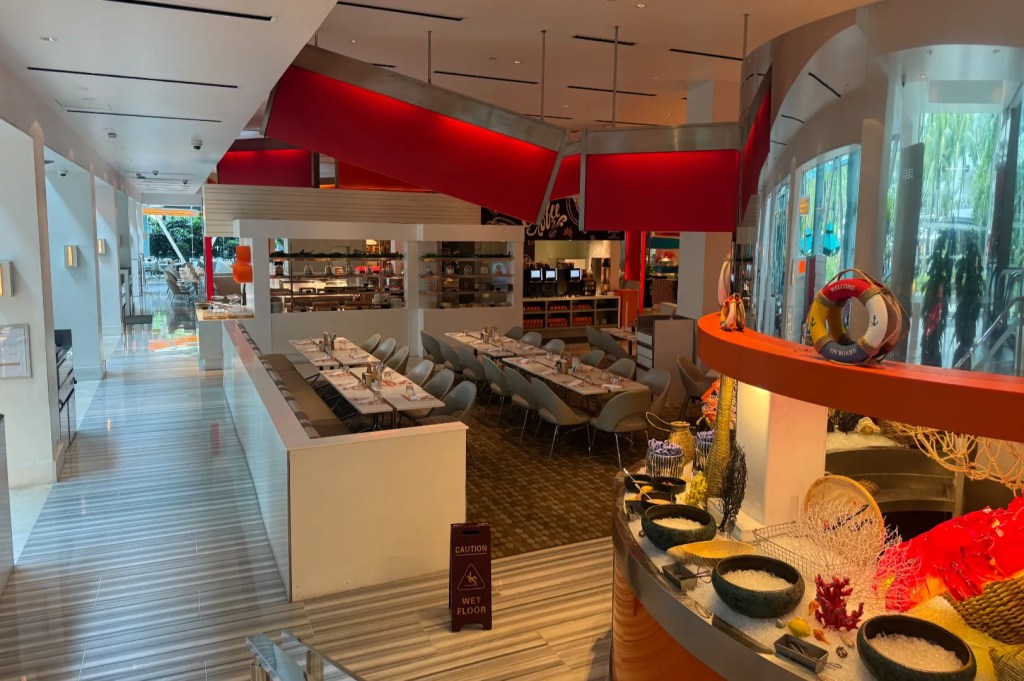 The Line buffet restaurant interior at Shangri-La Singapore